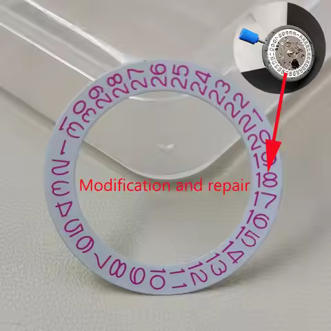 Watch movement replacement accessories calendar sticker date wheel installation 3 o'clock 3.8 o'cloc