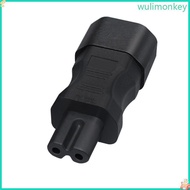 WU C14 to C7 Power Adapter IEC320 C14 Male to C7 Female 3Pin Converters Connectors