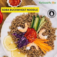 Keto Zero Mo Konjac Instant Soba Buckwheat Noodle Low Sodium 0 Fat High Satiety Low Sugar Healthier 荞麦面非油炸方便面荞麦餐厨面