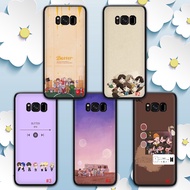 Samsung Galaxy S6 S7 Edge S8 S9 Plus S20 S21 Fe Soft TPU Phone Case Casing LL10 BTS BT21 Silicone Co