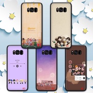 Samsung Galaxy S6 S7 Edge S8 S9 Plus S20 S21 Fe Soft TPU Phone Case Casing LL10 BTS BT21 Silicone Cover