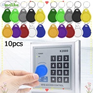 MOLIHA 10pcs NFC Tag Rewritable RFID Keyfobs Key Card