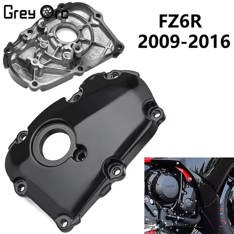 Motorcycle Engine Cover Oil Pump Cover Crank Case Stator Side Shell For YAMAHA FZ6R FZ 6R FZ6 R 2009
