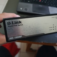 Switch hub dlink dgs 1008 mp 8 port gigabit poe