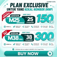 SIMKAD PREPAID BEONE MOBILE INTERNET HIGHSPEED 4G/5G, FULL HOTSPOT, UNLIMITED CALL, COVERAGE MAXIS, 