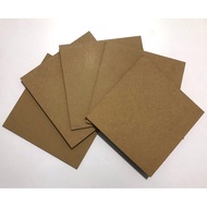 Wooden board 18x18cm, 3mm thick, used to attach decorative clay for home decoration