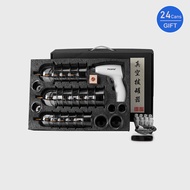 【MY 24h Ship】24PCS Electric Vacuum Cupping Set Rechargeable Scraping Cupping Type Gas Gun Household