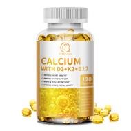 Viên nang Bbeeaauu Calcium Vitamin D3+K2+B12 600mg Calcium 125 mcg (5000 IU) Vitamin D3 100 mcg Vita