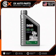 Enlub HD40 Engine Oil 1L API SJ/CF Mineral Engine Oil Petrol Diesel Lubricant Minyak Hitam HD 40