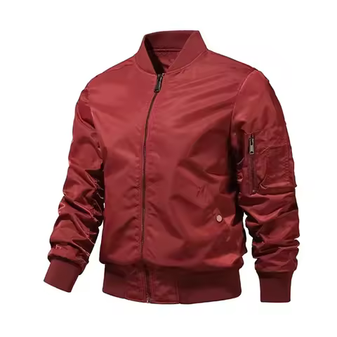 Solid Color Bomber Men Fashion Baseball New In Outerwears Spring Autumn Ropa Hombre s For Men S-5XL