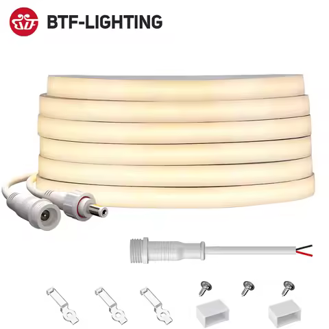 FCOB LED Strip Light 24V IP68 5M 480 LEDs Outdoor Waterproof 12V IP67 3000K 4000K 6000K COB Neon Led