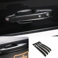 aihei สำหรับ Jeep Grand Cherokee 2011 2012-2018 Abs คาร์บอนไฟเบอร์ด้านนอกประตูชามสติกเกอร์ฝาครอบรถอุ