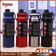 KYONE Aquaflask Tumbler Original Big Size Tumbler For Hot And Cold With Straw Aesthetic Tumbler Water Bottle For Kids Insulated Aqua Plus Tumbler Original 1liter Aqua Flask Tyeson Tumbler Tyeso Tumbler Stainless steel
