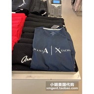 Armani Exchange Armani AX Men Summer Casual Fashion LOGO Round Neck Short Sleeve T-Shirt