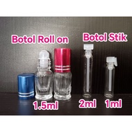 BOTOL 1ml , 2ml PERFUME BOTTLE SERBAGUNA