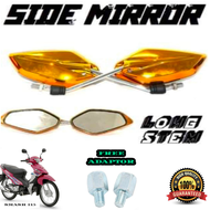 SUZUKI SMASH 115 - MOTORCYCLE SIDE MIRROR FOR YAMAHA BRAND |DAHON TYPE|LONG STEM| SILVER STEM | GOLD ALLOY TYPE| HIGH QUALITY MOTOR ACCESORIES | COD