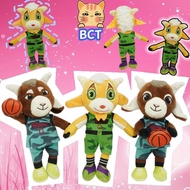 BCT✨COD✨Goat Movie Series Goat Plush Doll Fun Basketball Yellow Goat Plush Toy Cute Brown Goat Stuff