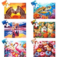 6 Packs 16 Piece Large Piece Jigsaw Puzzle Dementia Alzheimer's Products and Activities for Elderly 