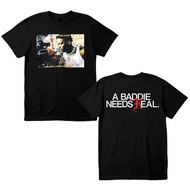 Unique Street Style, "A BADDIE NEEDS HEAL. ", Pure Cotton Breathable, Character and Text Printed T-S