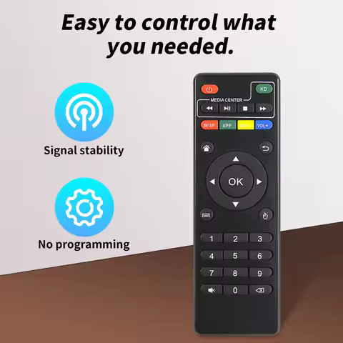 Universal Replacement Remote Control for Android TV Box X96 Mini MXQ Pro T95 T95X H96 Pro KODI Media