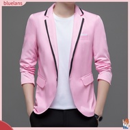   Color Block Men Blazer Slim Fit Men Blazer Stylish Color Block Slim Fit Men's Blazer Perfect for Weddings Casual Occasions