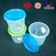 NCI Round Container Air-Tight 8L ~ 14L Bekas Plastic Bekas Keropok 60224-60228