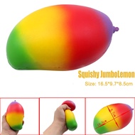 Cute Simulation Big Mango Squishy Slow Rising Cream Scented Squeeze Cure Toy