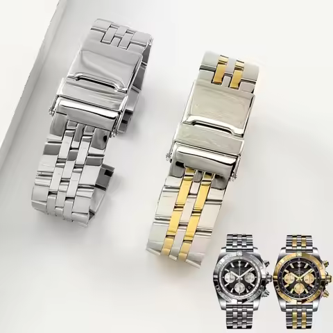 High Quality Stainless Steel Watchband 20mm/22mm/24mm - Bracelet For Breitling AVENGER/NAVITIMER/SUP
