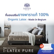 LOTUS ที่นอนโฟมยางพารา (สเปคนุ่มแน่น) รุ่น I-Latex Pure หนา 11 นิ้ว ส่งฟรี