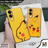 Latest Vivo Y04s / Y19s / Y19s GT / Y29 / Y29s Case 2025 Pikachu Motif | SoftCase HP Vivo Y04s | Viv