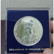 1984 25TH ANNIVERSARY OF BANK NEGARA MALAYSIA 25 RINGGIT SILVER COIN.