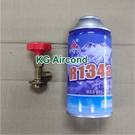 Aircond Gas Kereta Gas R134 R134a Can Tap Valve