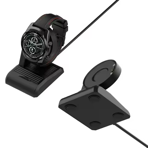 Charging Dock for Ticwatch E3/ TicWatch Pro X Charger Stand with USB Cable Cord for Ticwatch Pro 3 U