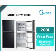 Midea Fridge MDRT267MTB30 2 Door Refrigerator (Gross 200L) - 3 Star Energy Saving
