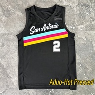 2026 Hot Pressed NBA San Antonio Spurs #2 Dylan Harper black city Edition basketball jerseys