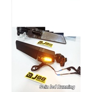 Universal turn signal winglet mirror sport ninja 250 zx25r zx25rr zx10r zx6r