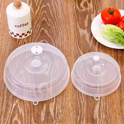 Microwave Food Cover Heat-resistant Food Splatter Guard Lid Anti-Sputtering Cover Non-Splatter Lid F