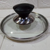 Stainless Steel Glass Lid Fry Pan Lid 12Cm 14cm 16Cm