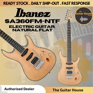 Ibanez SA Standard SA360FM-NTF 6 String Electric Guitar, Natural Flat (SA360FMNTF) (SA360)