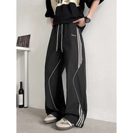 seluar tracksuit lelaki baggy tracksuit tracksuit man American Retro Paratrooper Casual Pants Men Su