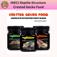 (NEC) Reptile Structure Crested Gecko Food Reptile fruit blend complete Nutrition Freeze Dried fruit flavor
