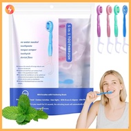 5-in-1 Mini Toothbrush with Floss and Toothpaste All-in-One Portable Travel Disposable Toothbrush Se