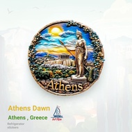 Greek Athens Refrigerator Stickers High-value Souvenirs Gift Design Souvenir Travel Commemorative Ho