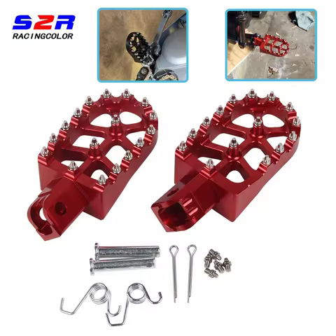 Motorcycle Accessories Footpeg Footrest Foot Pegs Pedal Rests For HONDA CRF XR 50 70 110 125 CT200U 