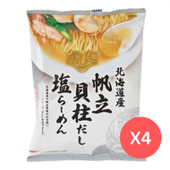 北海道產帆立貝鹽味湯拉麵 x4