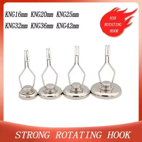 N38 refrigerator magnet magnetic hook, strong magnetic hook for kitchen and workplace use