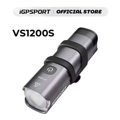 iGPSPORT VS1200S Bike Front Light Smart MTB Road Bike Lamp Headlight Cycling Flashlight Lantern Bike