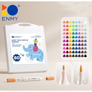 ENMY 80 colors Acrylic Paint Marker Set with Dual Tip