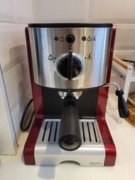 原價$1450 Beem紅色半自動咖啡機