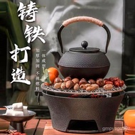 Cast Iron Charcoal Stove Charcoal Stove Stove Tea Cooking Pig Iron Charcoal Grill Stove Table Barbecue Stove Household C